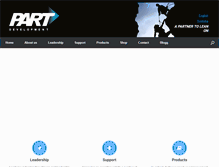 Tablet Screenshot of partdevelopment.com